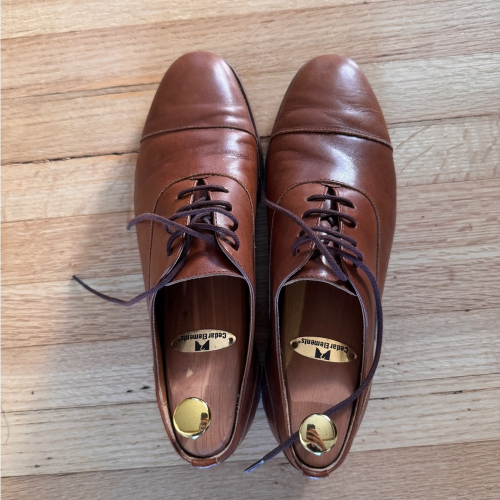 Bobbies Brown Leather Men's Shoes